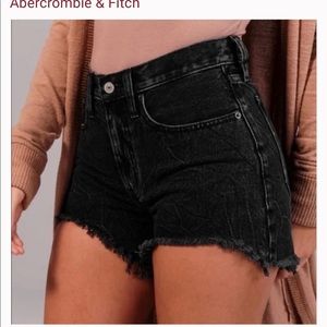 Abercrombie curve love mid rise boyfriend shorts size 30 10